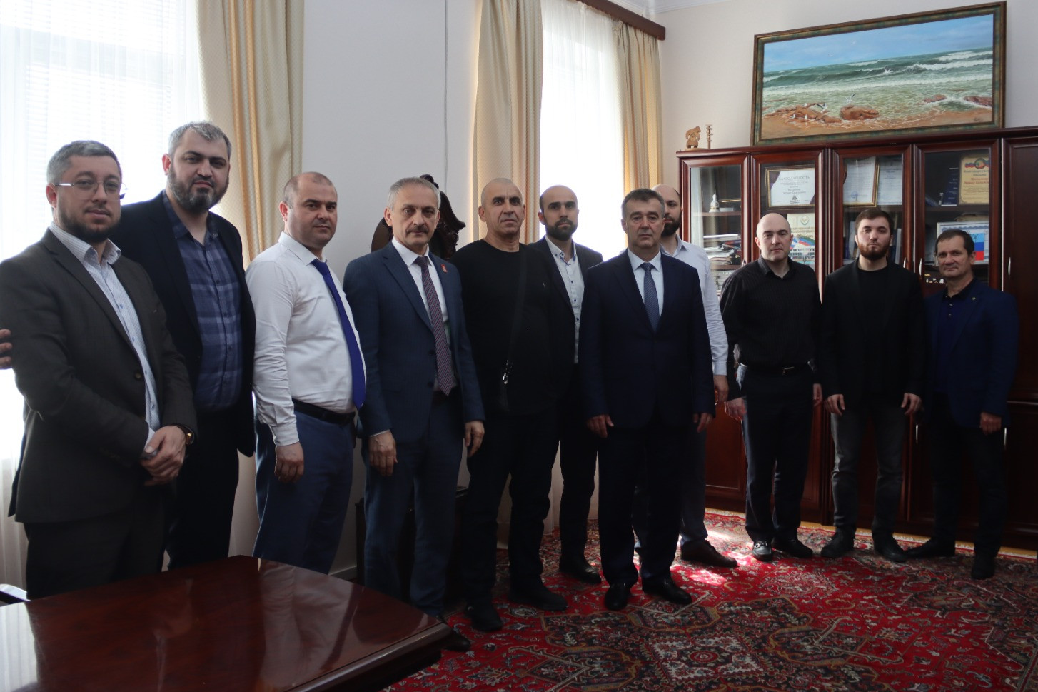 В Миннаце прошли проводы на СВО